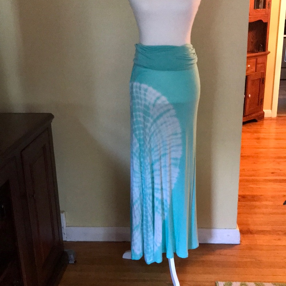 Beautiful maxi Aqua skirt